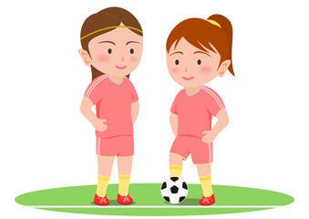 サッカー　試合　女子　キックオフ