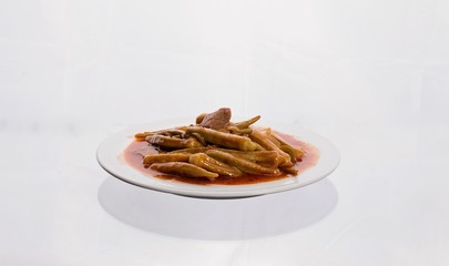 cooked okra