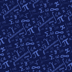mathematics pattern blue
