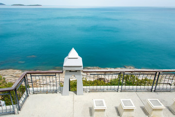 Viewpoint on the horizon of Samui island in Thailand