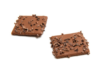 German cookies in chocolate isolated
