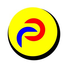 letter rD logo vector