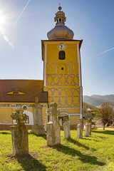 Church in Sadu village, Sibiu, Romania