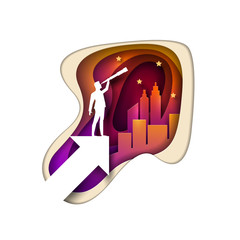 Searching Business Opportunities Concept Illustration