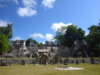 Fototapeta na wymiar Ruins in Tikal, Guatemala