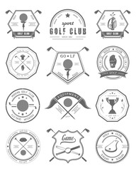 Set of Golf Logo, Labels and Emblems