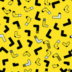 Cute colorful background Socks pattern