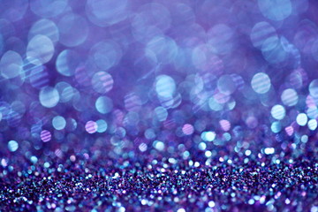 Purple Blue Sparkle Glitter Background