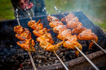 Chicken barbecue wings
