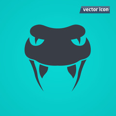 snake head in vector illustraion