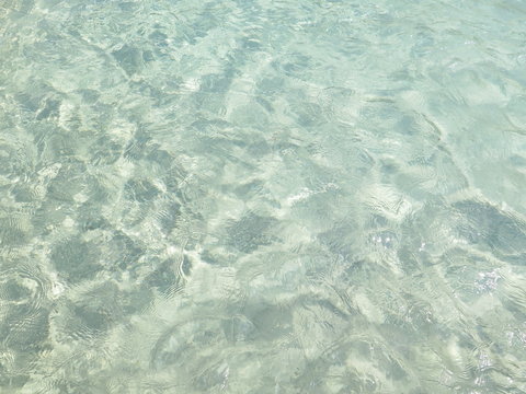 agua transparente