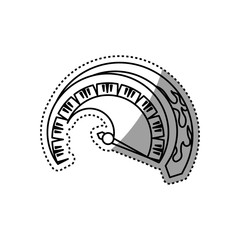 Speedometer power car icon vector illustration graphic design