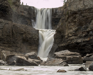 Cresent falls alberta canada in the summer