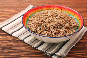 Vegetarian buckwheat porridge