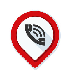 Contact Phone Pointer illustration