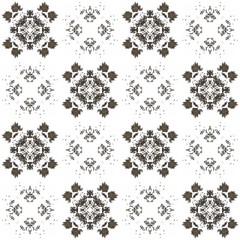 Seamless texture with 3D rendering abstract fractal gray pattern