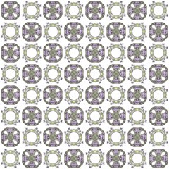 Seamless texture with 3D rendering abstract fractal purple pattern