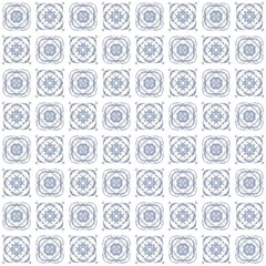 Seamless texture with 3D rendering abstract fractal blue pattern