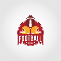 American Football Club Logo Design Vector