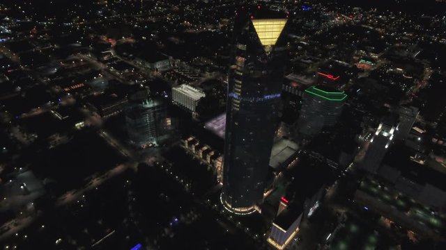 Aerial Oklahoma Oklahoma City September 2016 4K