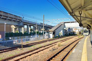 Fototapeta na wymiar 川崎　JR鶴見線浜川崎駅