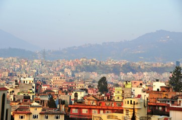 Fototapeta premium カトマンドゥの朝