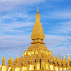 Naklejka premium Wat Pha That Luang, Vientiane, Laos.