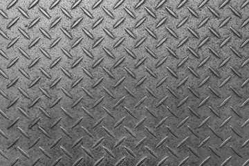 Black matel plate floor texture and background seamless
