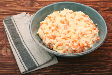 Millet porridge with pumpkin