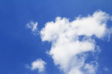 blue sky with cloud bright beautiful art of nature and copy space for add text