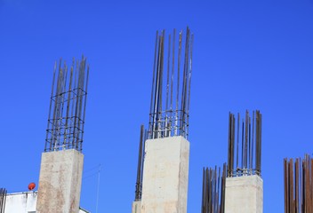 work construction  in building  site workplace