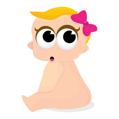 Cute little baby girl