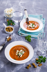 Dense vegetable soup