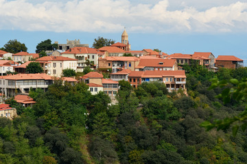 View of Signagi or Sighnaghi city. Georgia