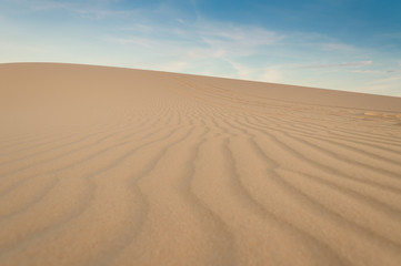 White sand dune. Mui Ne. Vietnam