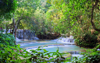 Kuang Si Waterfall. Luang Prabang. Laos.