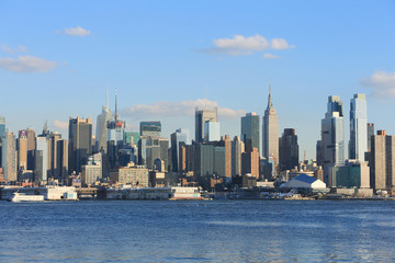 Naklejka premium ニューヨーク街景
