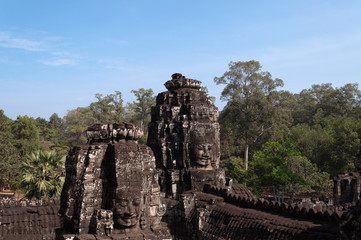 Fototapeta na wymiar Bayon Temple, Angkor Thom. Cambodia