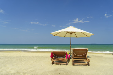 Fototapeta na wymiar beach in Hoi An Vietnam