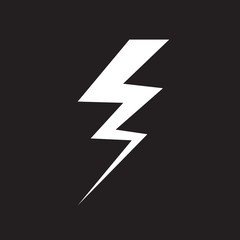 vector thunder icon design