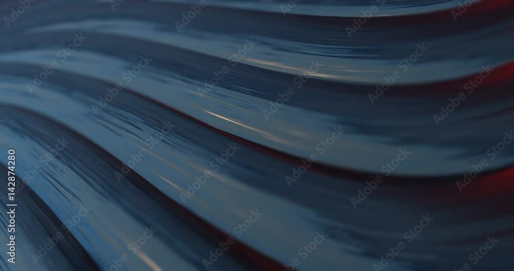 Poster abstract 4k dark chrome metal looping background with reflecting of light and environment. animation