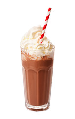 Chocolate milk shake