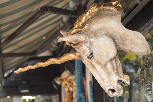 Fototapeta Unicorn head
