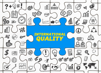 International Quality / Puzzle mit Symbole