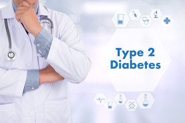 type 2 diabetes doctor a test disease health medical concept