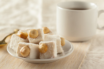 traditional eastern desserts on the table