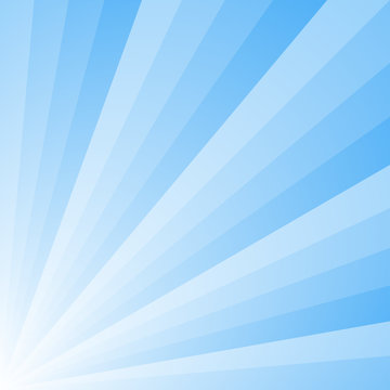 Vector Background With Light Blue Rays.