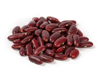 Red bean isolated on white background
