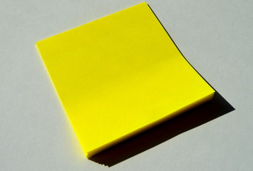 The view on the yellow notebook