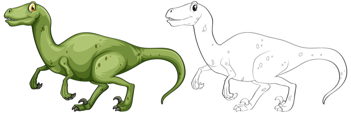 Animal outline for T-Rex dinosaur